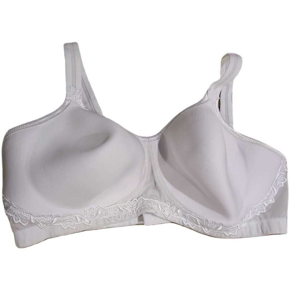 Anita Gloria Bra Wireless  40B White Mastectomy Full Coverage